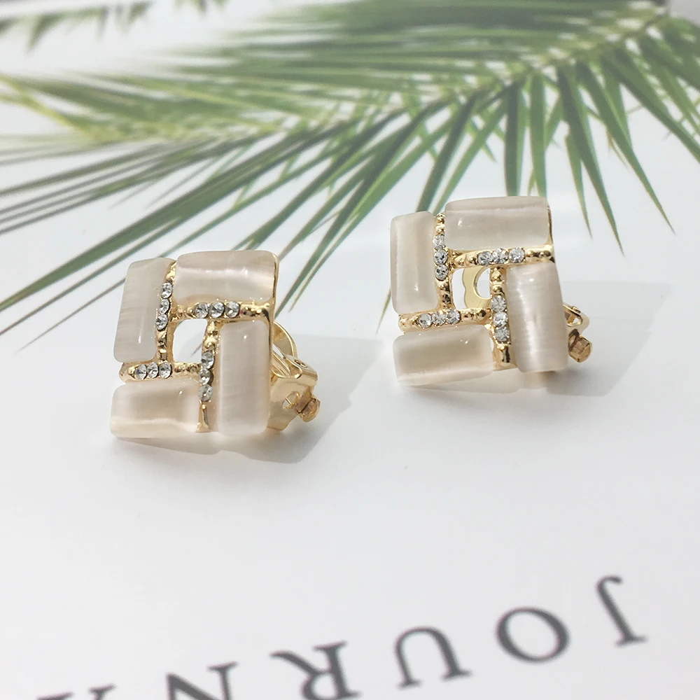 Европейские изысканные популярные серьги в форме ромба ювелирные изделия для