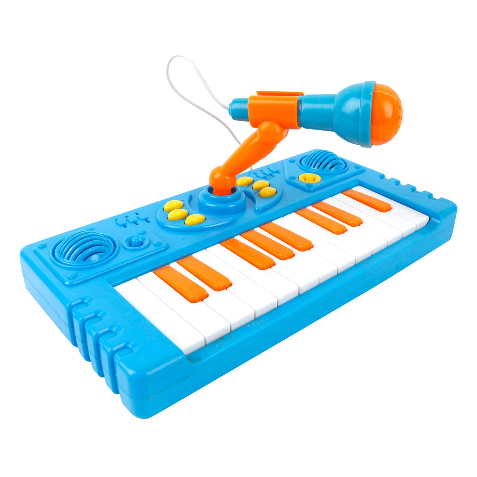

21 Keys Kids Cartoon Electronic Piano Toy Interactive Toddler Piano Keyboard Baby Piano Musical Toy with Microphone fo child