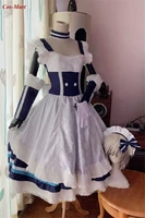 game azur lane hms belfast cosplay costume gorgeous maid dress unisex ball activity party role play clothing custom make any