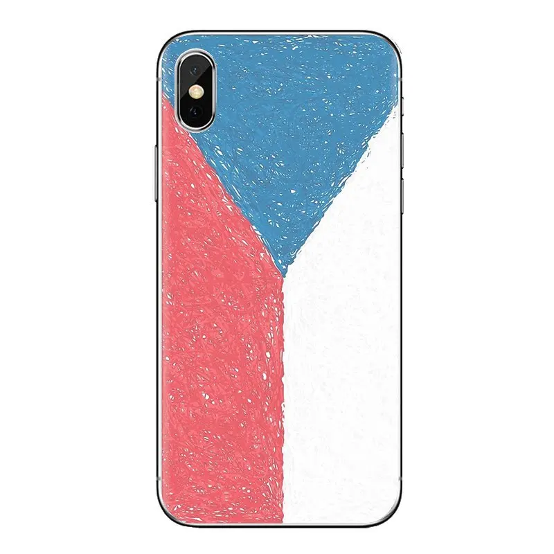 Для iPod Touch Apple iPhone 11 Pro 4 4s 5 5S SE 5C 6 6S 7 8 X XR XS Plus Max Чешский флаг Национальный Баннер