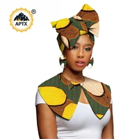 african head wraps for women headscarf matching african headwrap earings and shawl 3 piece sets african headwear a20h002