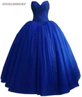 ANGELSBRIDEP милое бальное платье, платья для Quinceanera, милое платье 16, модное платье с аппликацией, вечерние платья для маскарада
