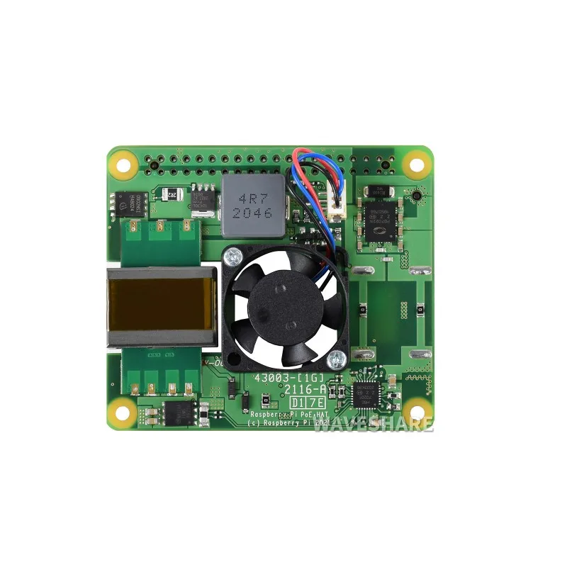 Raspberry Pi PoE + HAT для 3B +/4B 802.3af/at-совместимый | Компьютеры и офис