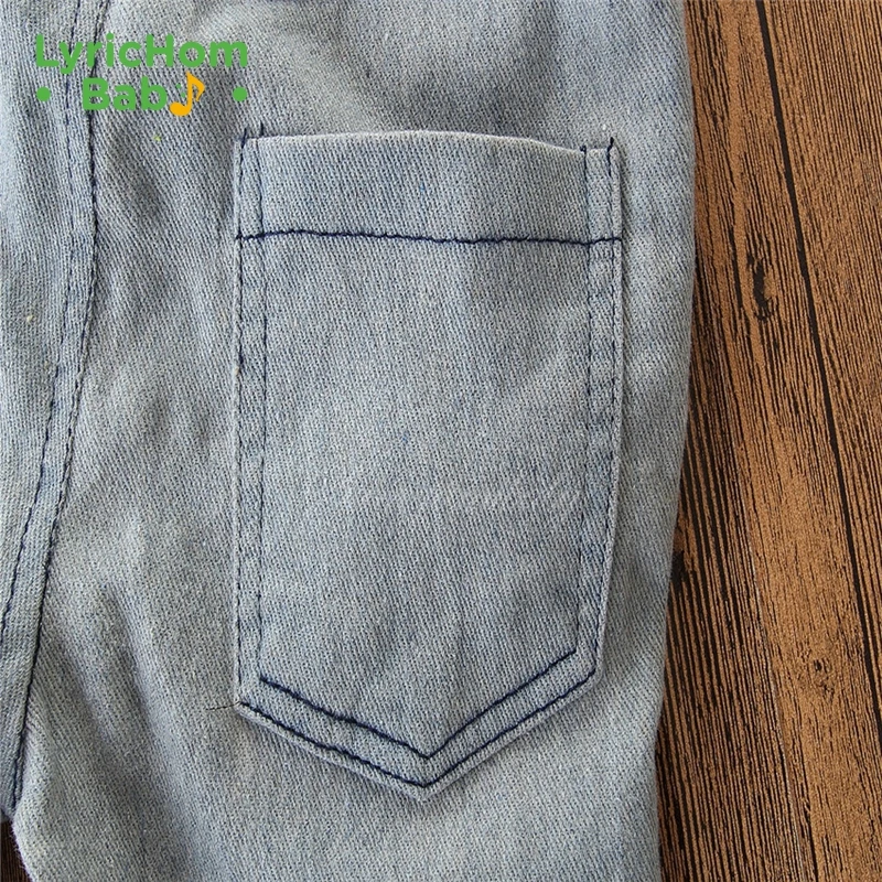 

LyricHom Baby Fashion Printed Baby Girl Clothes Sets Long Sleeve Tops Casual Jeans Ripped Trousers Pants Kids Outfits