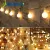 Светодиодная гирлянда 5 м с 20 светодиодами, хрустальный шар/цветение персика, уличная лампа-гирлянда, украшение на Рождество, праздник, свадьбу, вечеринку - изображение