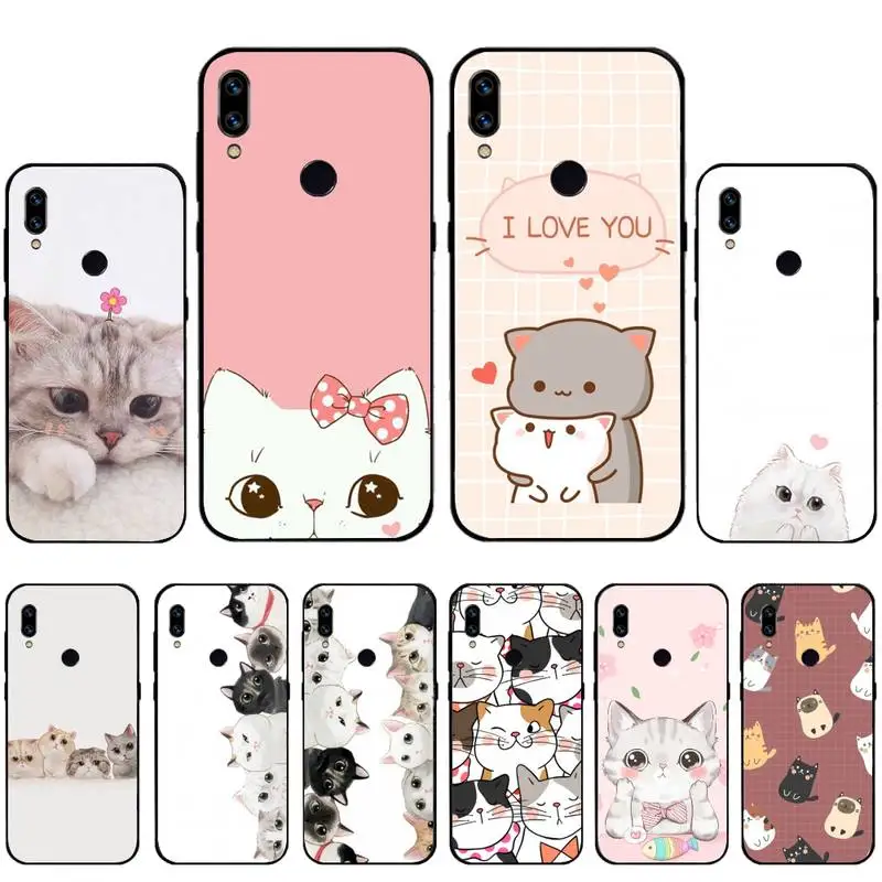 

Cat Cute Kitten Phone Case For Xiaomi Redmi 7 9t 9se k20 mi8 max3 lite 9 note 8 9s 10 pro