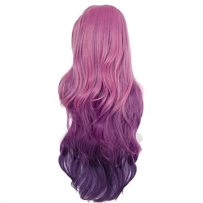 

LoL Seraphine Cosplay Wig KDA Cosplay Loose Wave Straight Pink Mixed Purple Wigs Heat Resistant Synthetic Hair Game