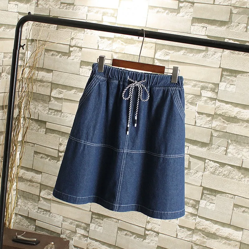 Женские весенние юбки женские Женская трапециевидная юбка большого размера с