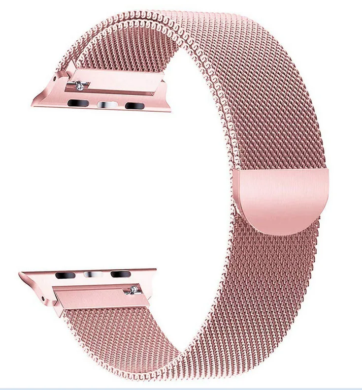 Миланская петля браслет из нержавеющей стали спортивный ремешок для Apple Watch5 4 3 2 1