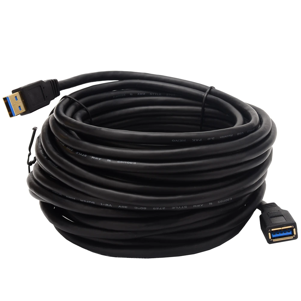 USB кабель-удлинитель 10 м 3 0 кабель Активный удлинитель с усилителем сигнала USB3.0