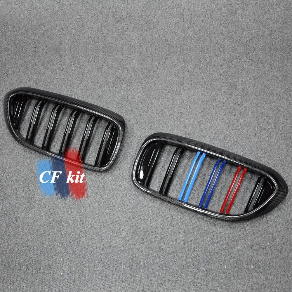 CF комплект из настоящего углеродного волокна гоночные грили для BMW 5 серии G30 G31