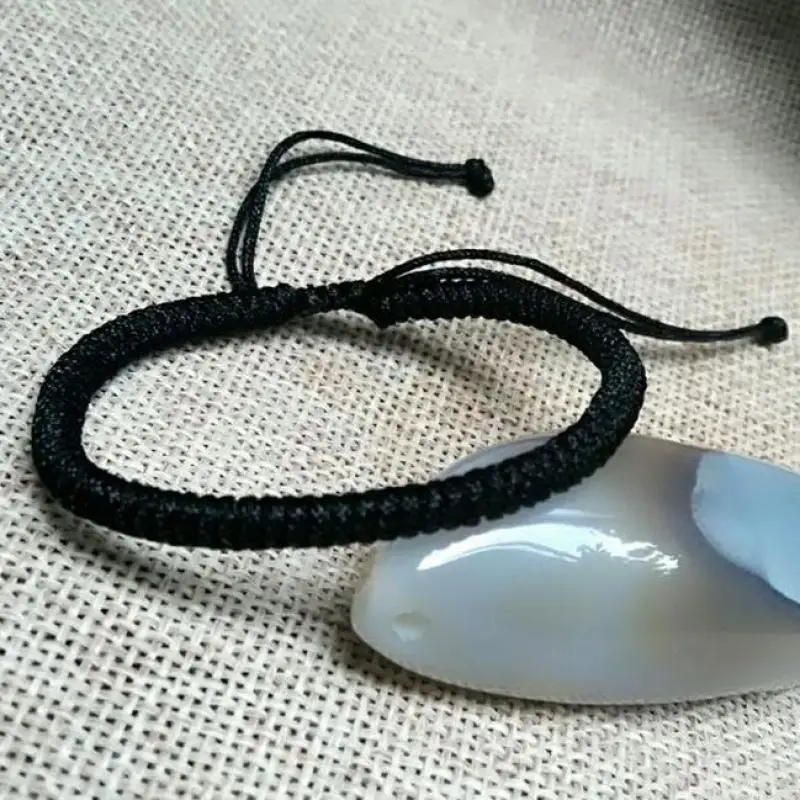 Тибетские счастливые буддийские узлы ручной работы веревка браслет для мужчин и