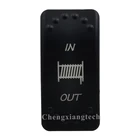 Лебедка с лазерной гравировкой в лебедке с наружной светодиодной подсветкой, клавишный переключатель для автомобилей, лодок, грузовиков, домов на колесах, переключатель с автоматической заменой сделай сам, только крышка