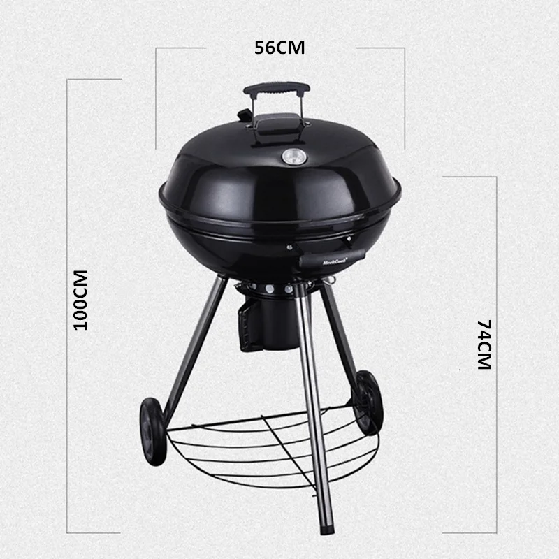 ALWAYSME уголь карбоновые грили тележка с колесом | Дом и сад