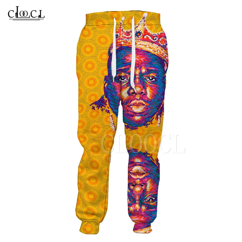 Новые модные брюки Рэперы Biggie Smalls тренировочные с 3D принтом в стиле хип хоп