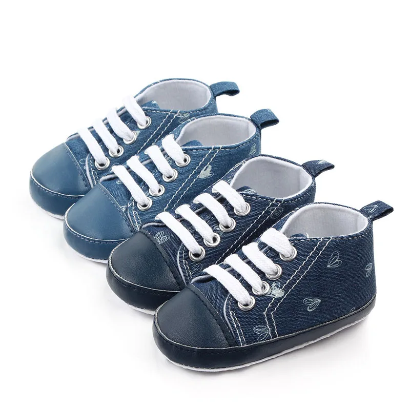 

Baby First Walkers Heart Print Soft Sole Shoes Baby Sport Shoes Toddler Brand Kids Sneakers 1210