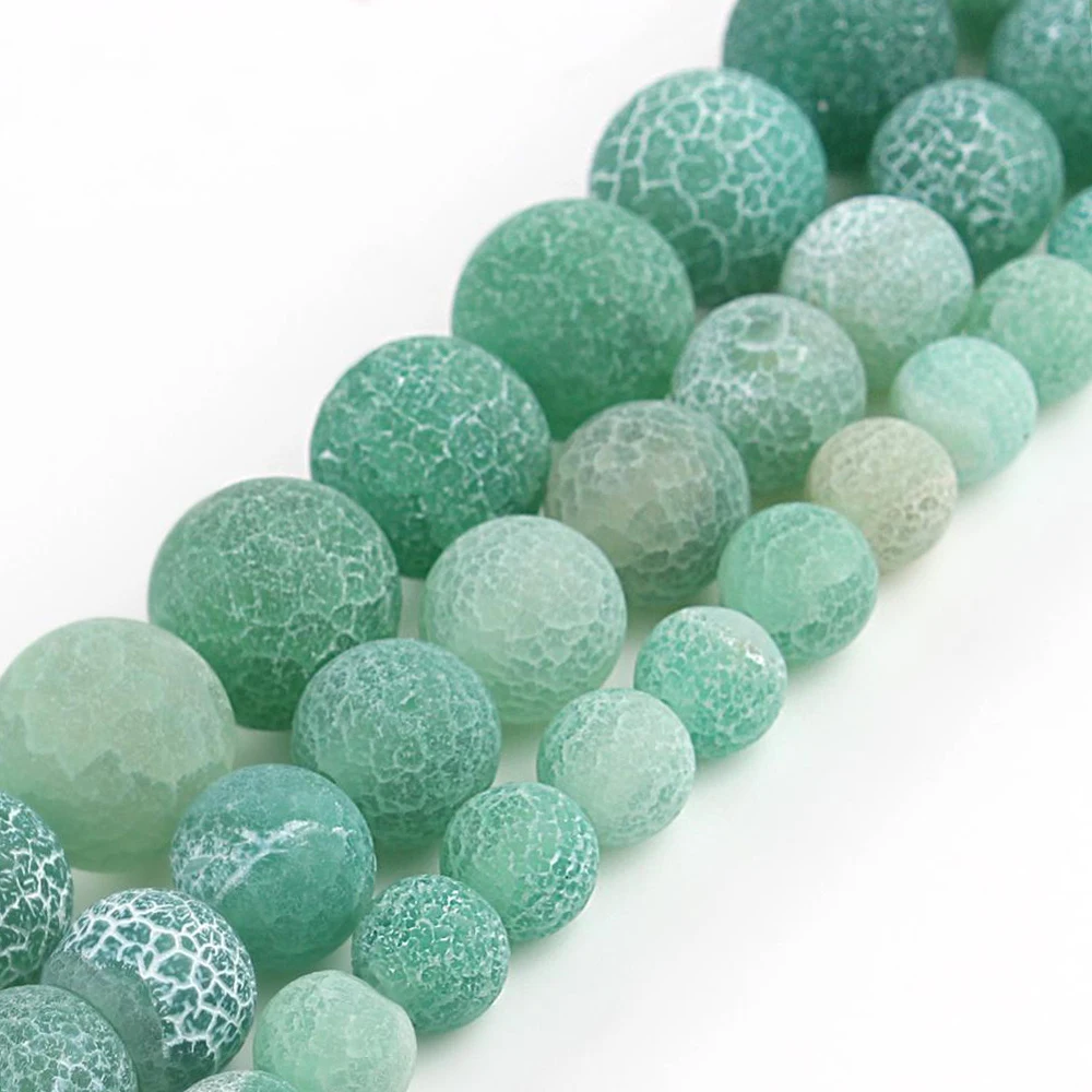 Натуральный камень Forst серый трещины сон огонь Агаты &quotвены дракона&quot спейсер