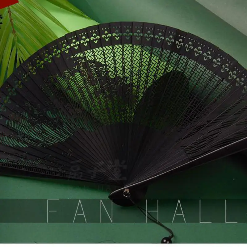 

Бамбуковый вентилятор с креплением Fuji Kanagawa, складной веер, старинный полый японский веер, резной веер, мини складной веер Hanfu