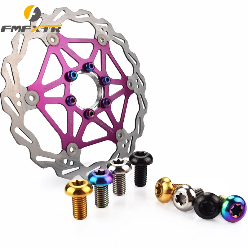 Ti Титан сплав дисковый тормоз винты для ротора T25 Torx MTB Горный Дорожный велосипед