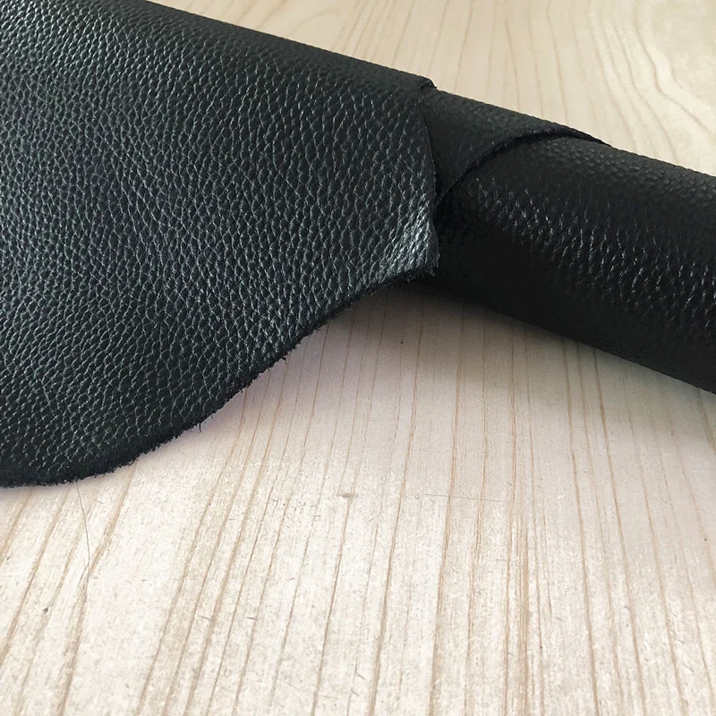 Чехол из натуральной воловьей кожи верхний слой черный мягкий кожаный чехол с