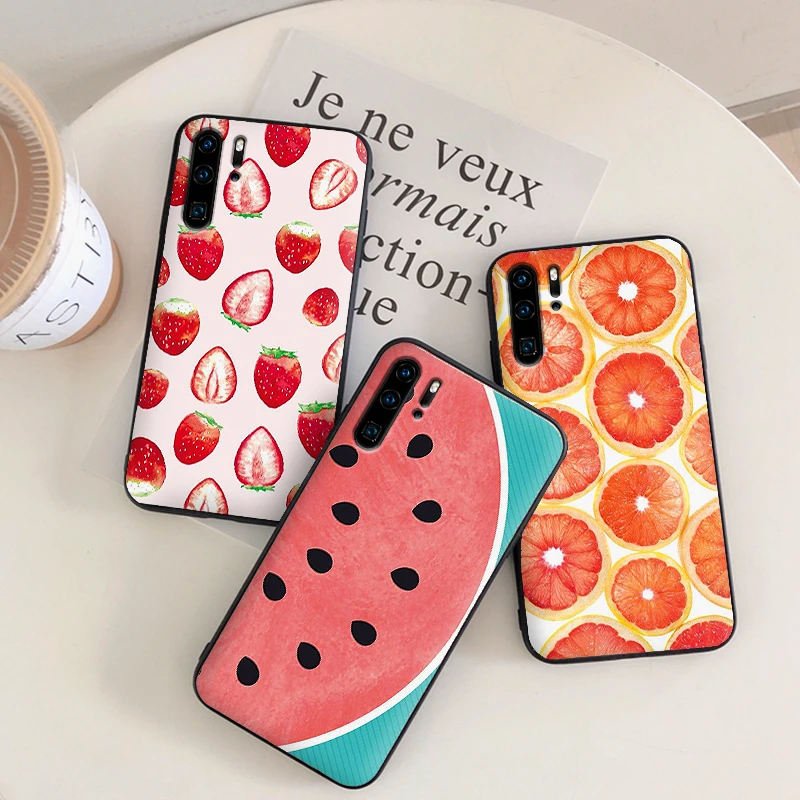 С рисунками фруктов чехол для HuaweiY9 Prime 2019 Коврики 10 20 Pro Nova2 3 4 Lite Nova 2i 3i 5i Y6 Y7 2018 Coque |