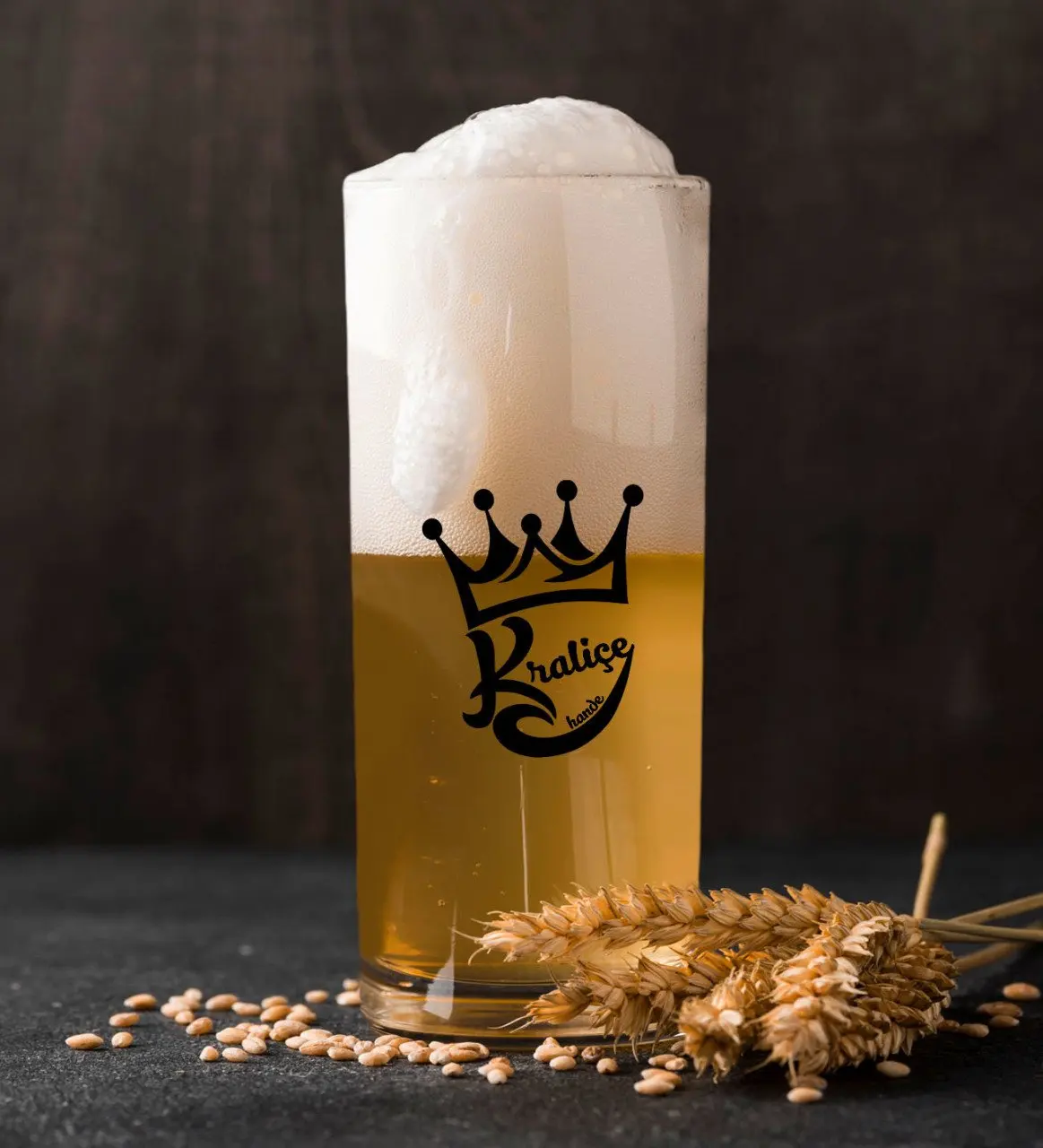 

Personalized Queen Colorful Printed Hiball Beer Bardağı-1
