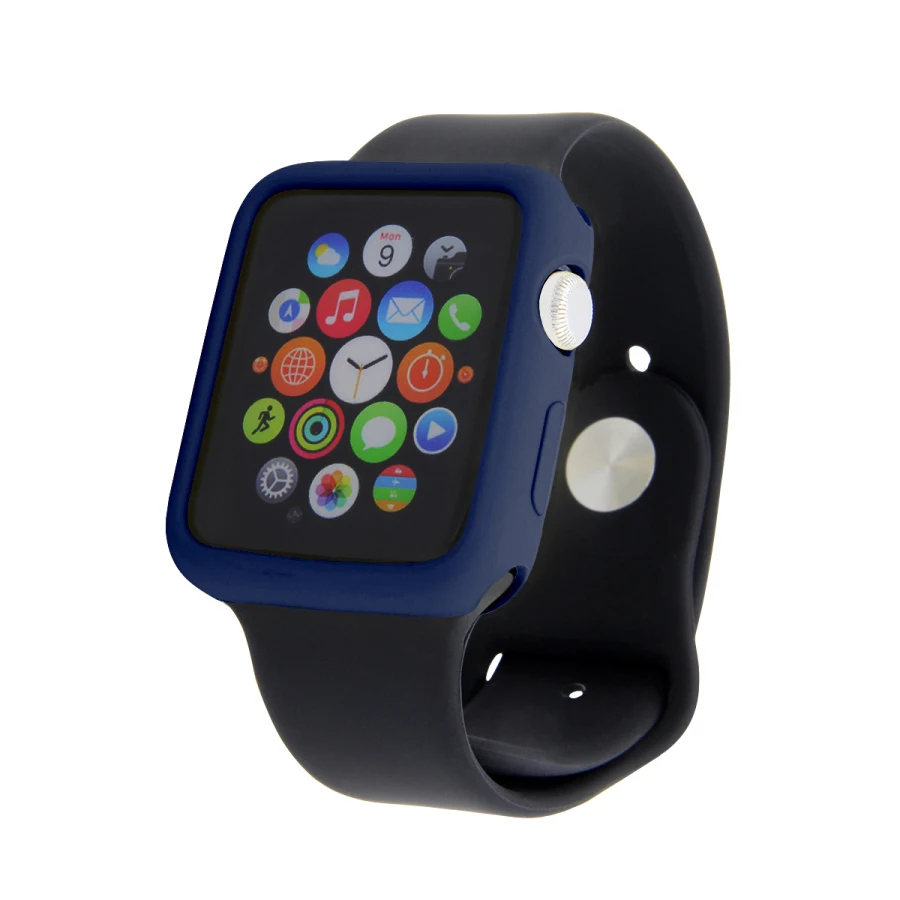 Чехол для Apple Watch Series 3 2 1 38 мм 42 Мягкий Силиконовый ТПУ защитный чехол карамельных