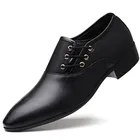 Классические мужские классические туфли, деловые повседневные туфли из коровьей кожи с круглым носком, мужские свадебные туфли, деловые туфли-оксфорды, большой размер 38-48, 2021