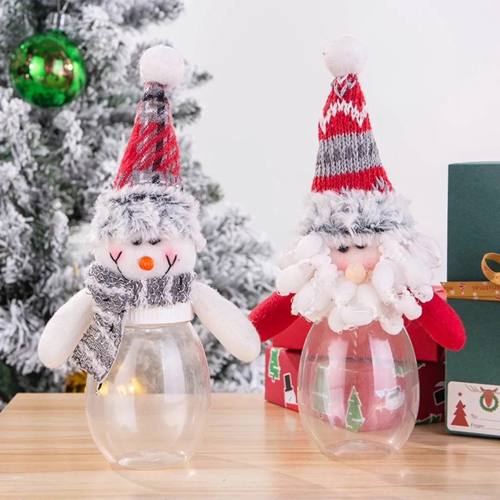 2020 Милая Рождественская коробка для хранения конфет декор домашнего подарка