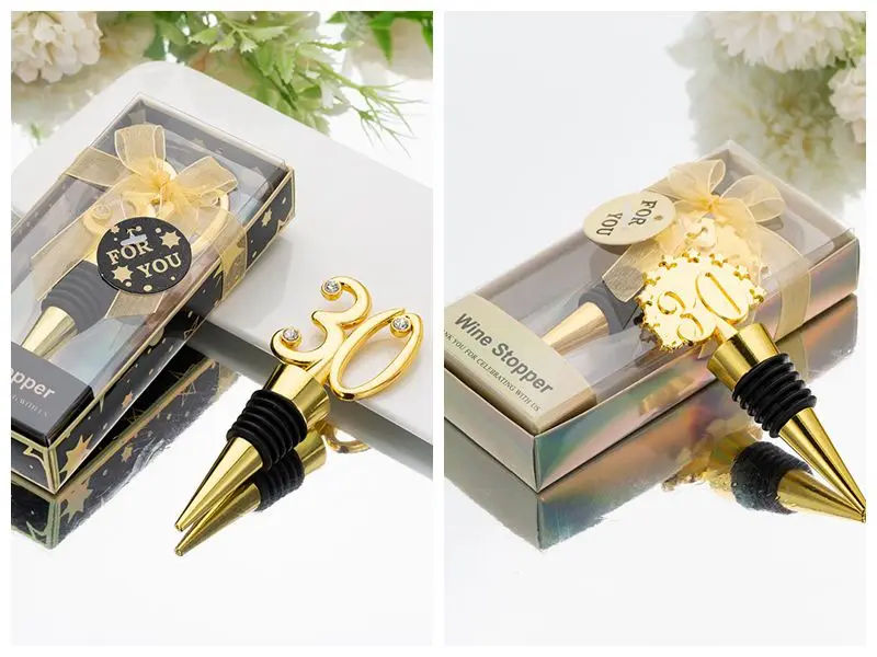 (20Pcs/lot) 30 design Red Wine Bottle Stopper Favors for 30th birthday Party and Wedding reception gifts guests | Дом и сад