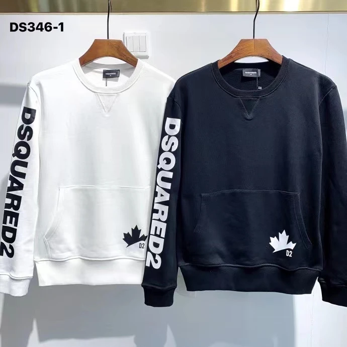 

Новинка Осень-зима 2021, мужской модный брендовый Повседневный свитер Dsquared2, свободный спортивный хлопковый топ