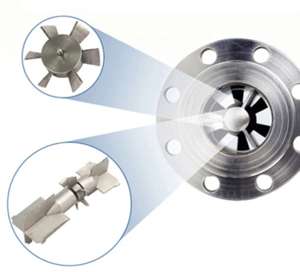 Турбинный расходомер с дисплеем 4-20 мА или импульсный выход 24 В постоянного тока