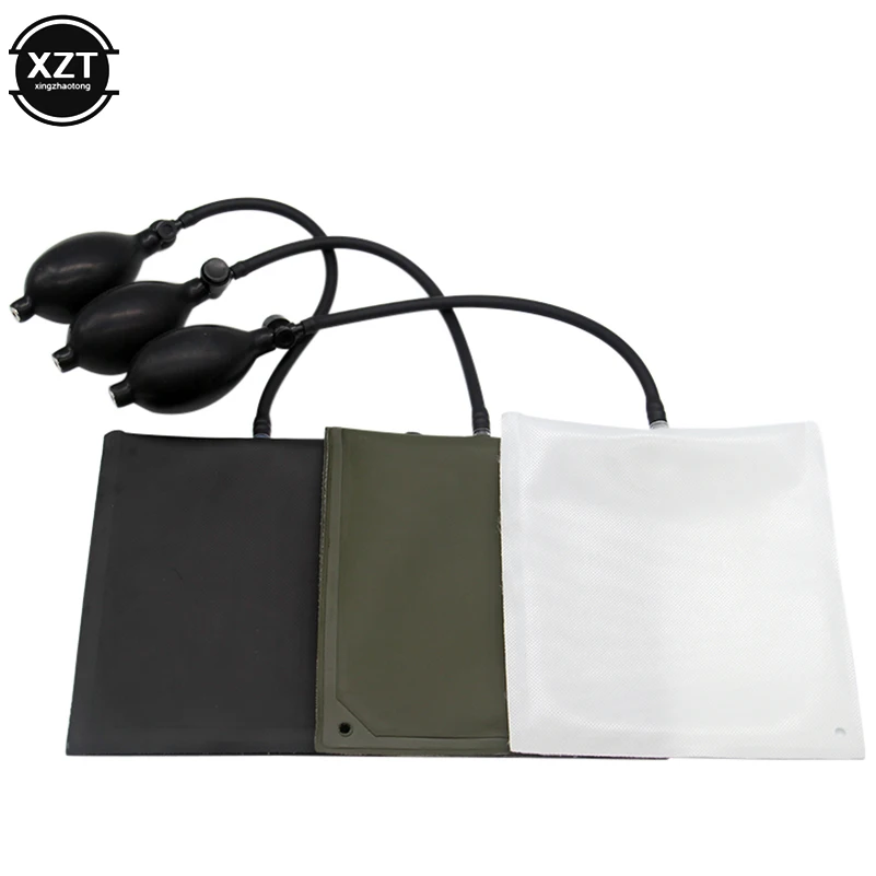 

20pcs Black Mounted Air cushion Aluminum AlloyAirbag Air Cushion Hand Pump air Wedge Inflatable Door Opener forFamily