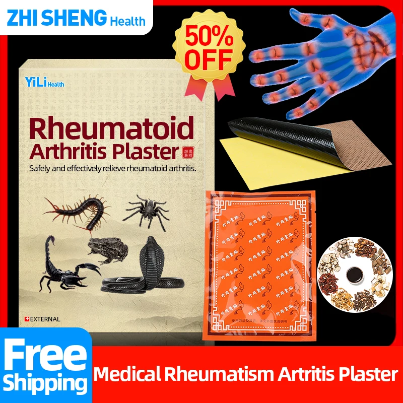 

Rheumatoid Bone Pain Scorpion Medical Treatment Plaster Patches Cure Arthritis Rheumatism Hands Joint Muscle Sprain Relief Patch