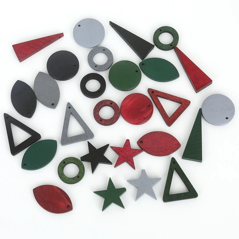 Деревянные Подвески-капли сделай сам аксессуары для самодельных ювелирных