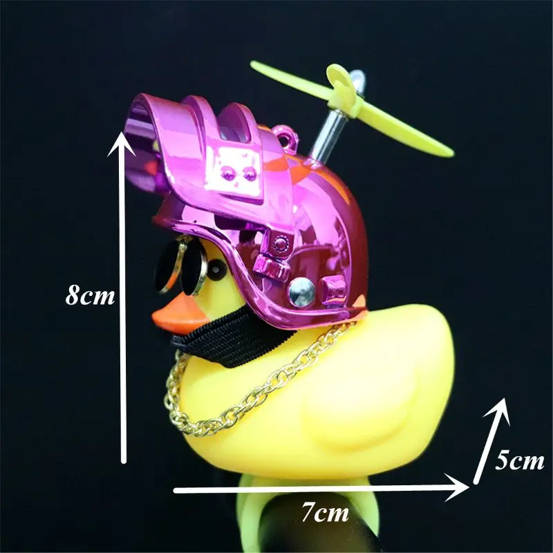 Резиновая утка игрушечный автомобиль украшения желтая приборная панель с