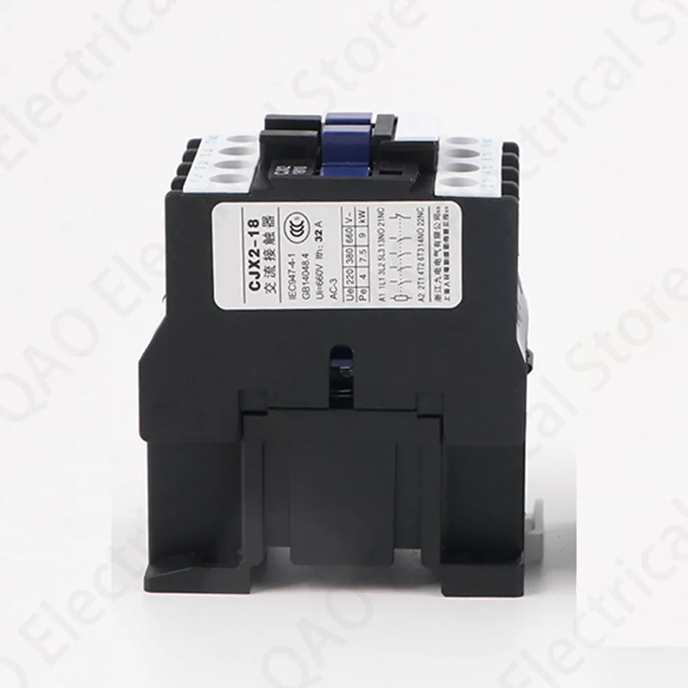 AC 220V контактор CJX2 1801 24VAC 1 фаза 380VAC 3 фазы|Замыкатели| |