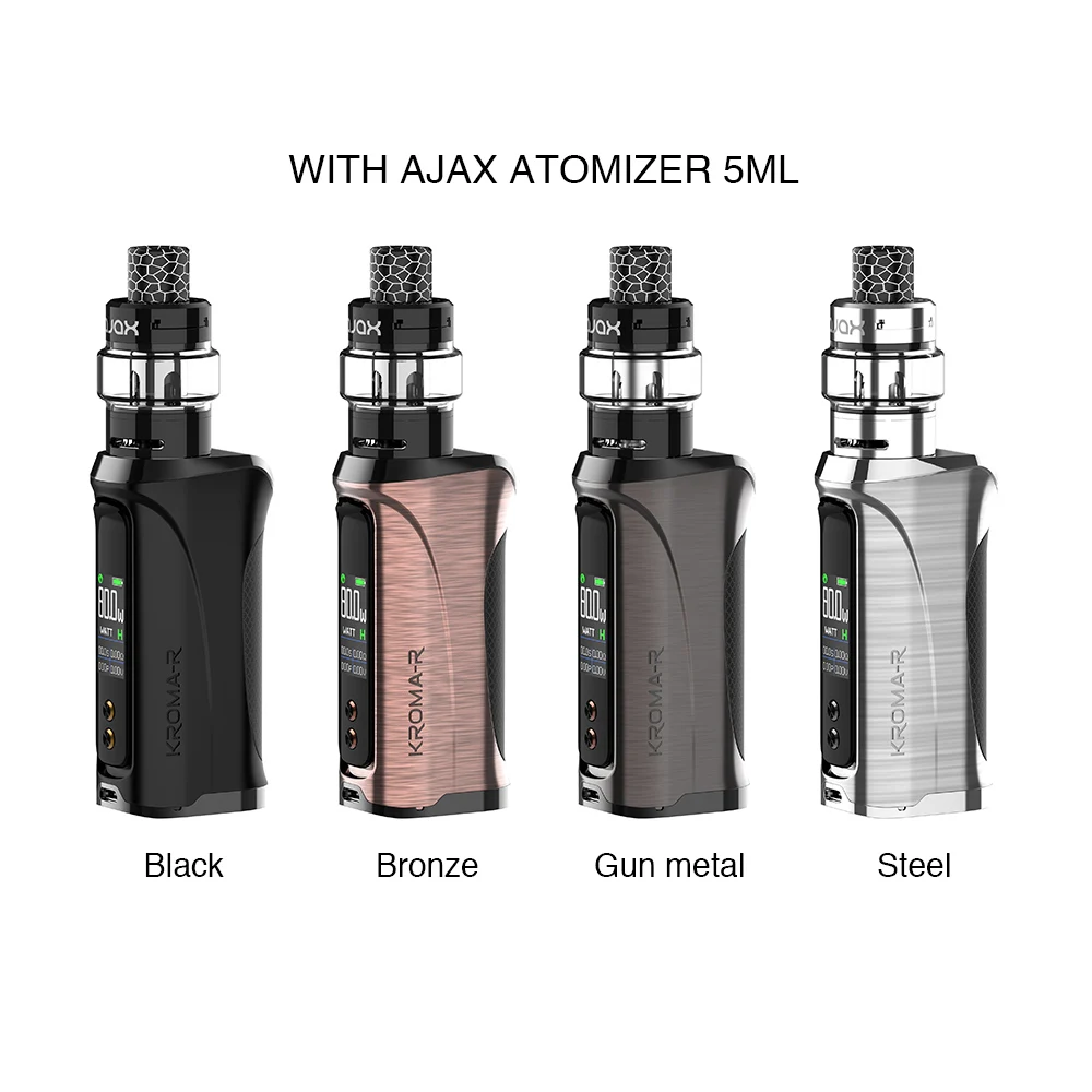 In Stock Original Innokin Kroma R 80W VW Kit Vs Box Mod with Ajax Atomizer / Zlide Tank VS Coolfire Z50 | Электроника