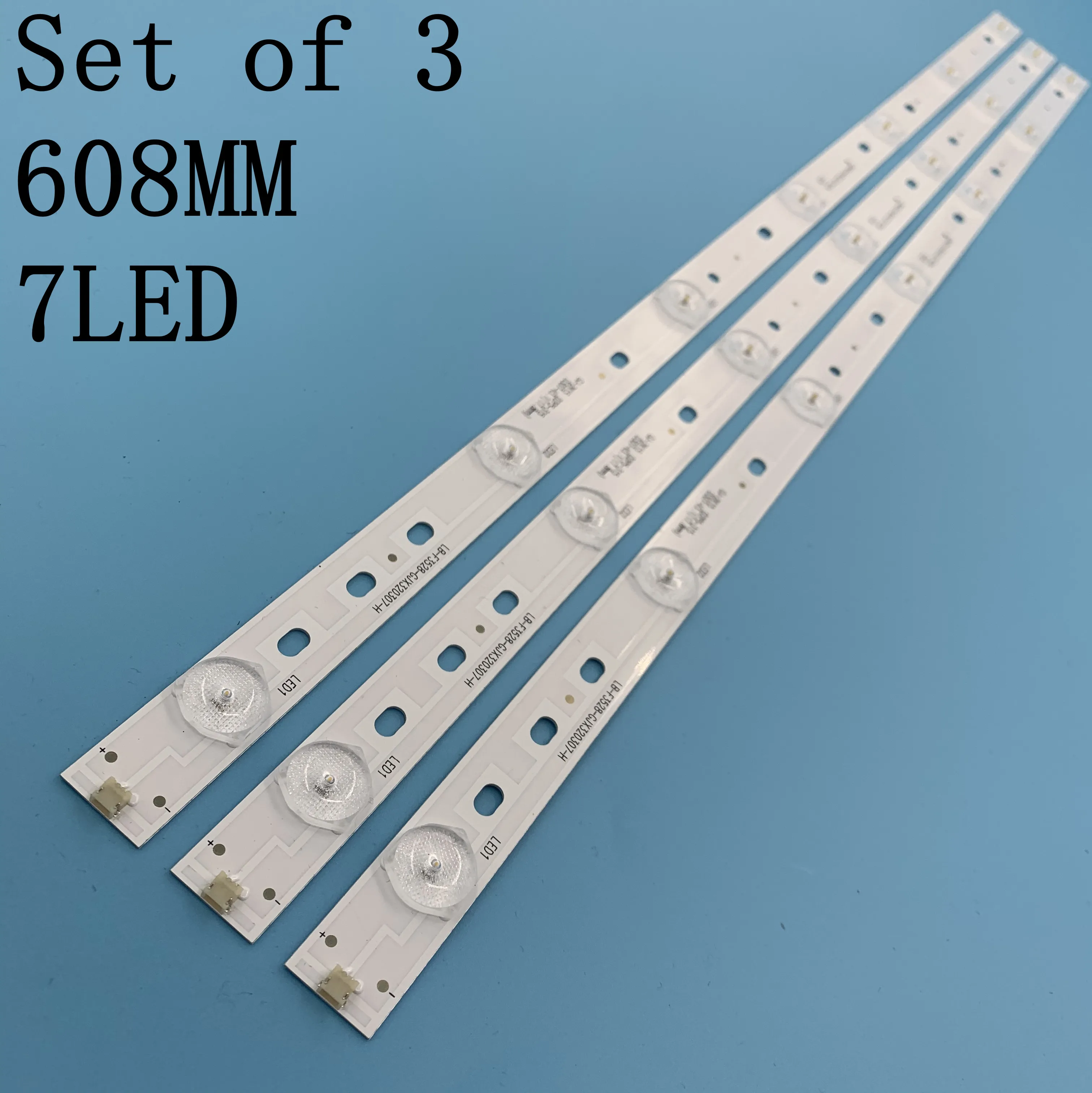 Новый комплект 3 шт. 7 светодиодный 615 мм для ленты 32PFK4309 TPV TPT315B5 32PHS5301