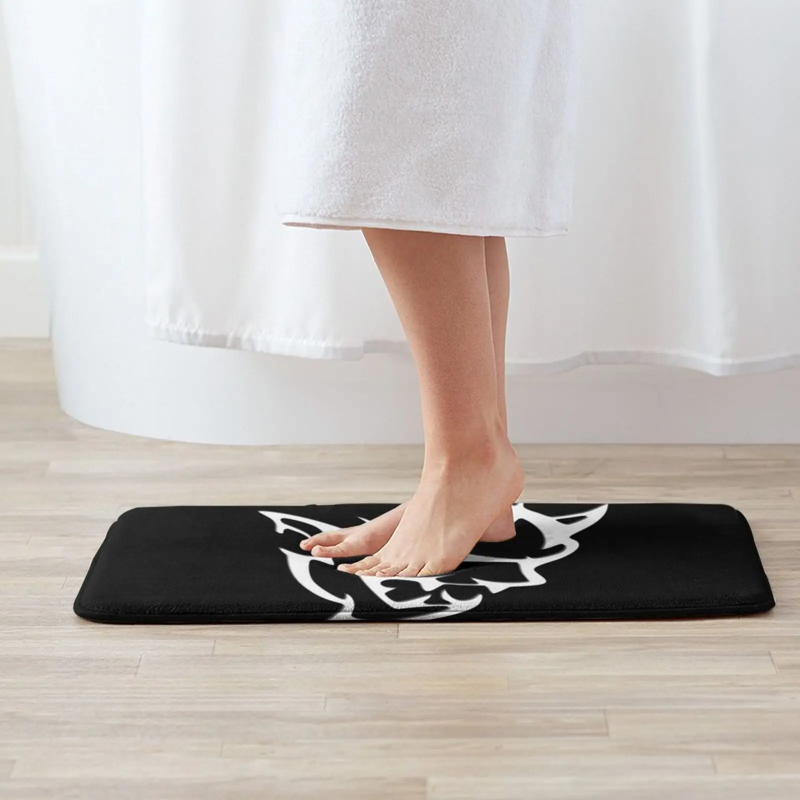 Challenger Srt демон логотип 3 размера домашний ковер демон|Коврик| |