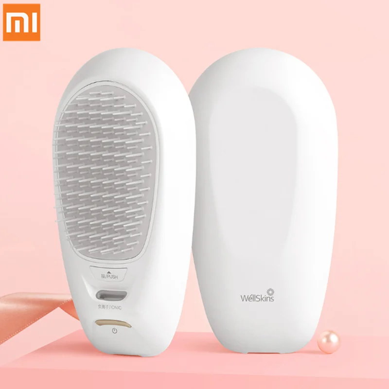 

Xiaomi XinWei Уход за волосами с отрицательными ионами гребень с замком питание от воды гладкие нестатические волосы Быстрая зарядка от Usb длител...