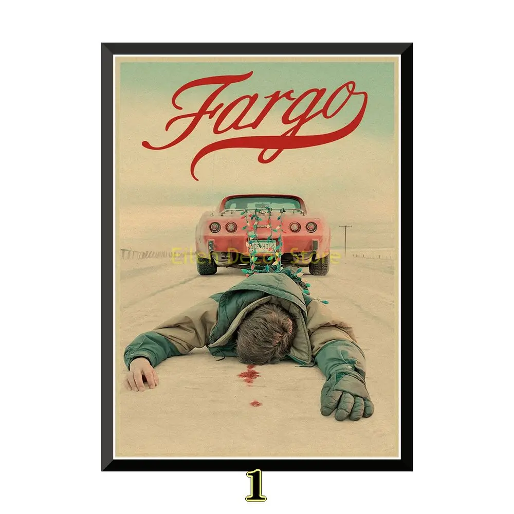 Fargo постеры кино стикеры Настенные крафт бумага печать украшения дома гостиная