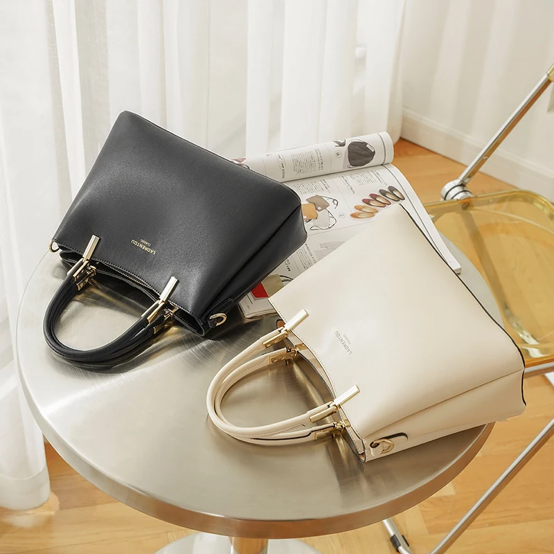 Сумка LAORENTOU женская с ручками сверху тоут через плечо роскошный саквояж на