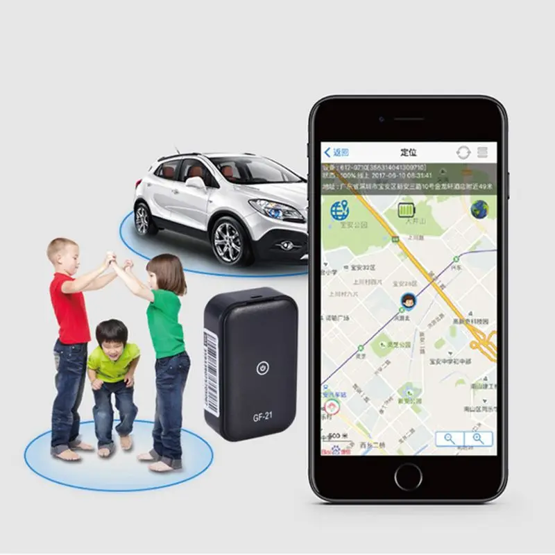 GF21 Mini GPS трекер в реальном времени устройство против потери голосовое управление