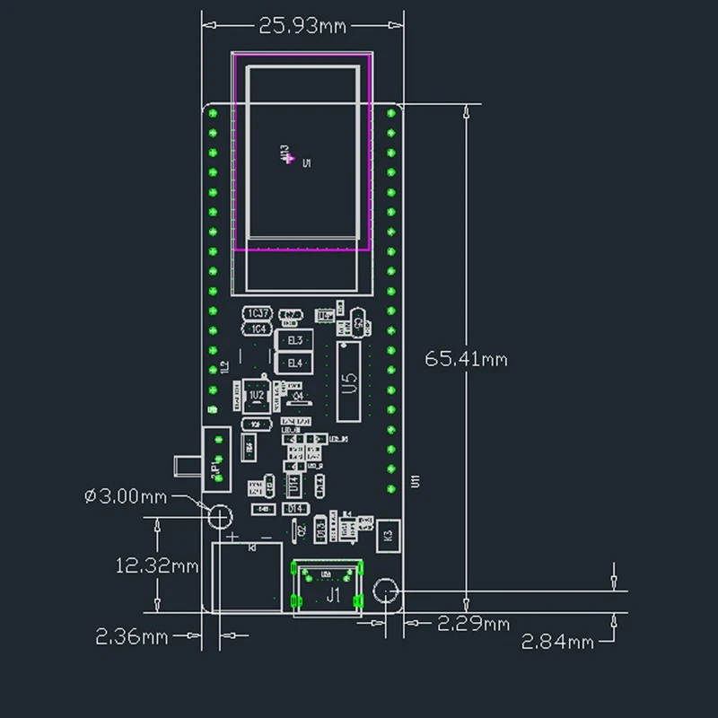 Горячая 3C-T-Koala Esp32 Wifi и Bluetooth модуль 4 МБ макетная плата на основе Esp32-Wrover-B |