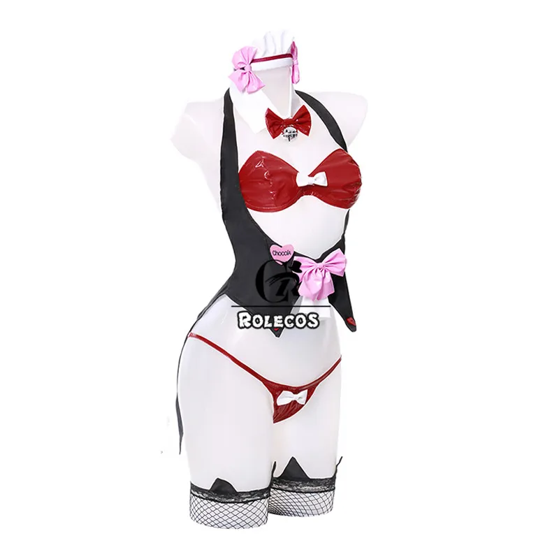 ROLECOS NEKOPARA Косплэй Chocola ванили сексуальный костюм кролика для девушек кошка Neko