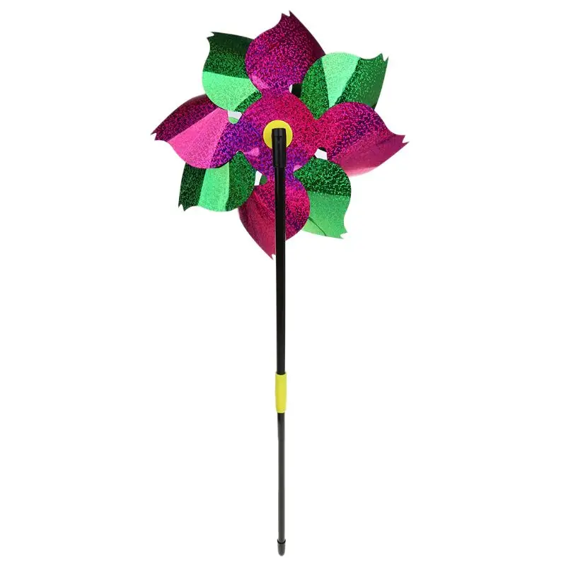 2 шт./компл. ветра счетчик блестящие светящиеся ветряная мельница Красочные