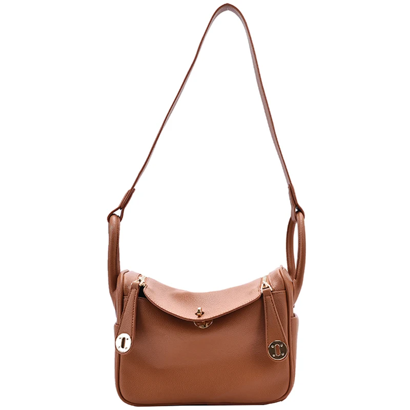 

Small PU Leather Shoulder Bags 2020 Solid Color Vintage Branded Crossbody Handbags Women's Travel Trend Hand Bags