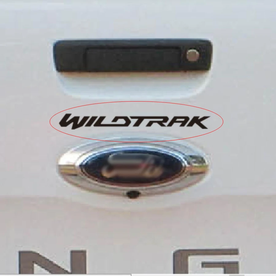 

1 Piece wildtrak font graphic vinyl sticker for side and rear tailgate car sticker fit for Ford Ranger PX