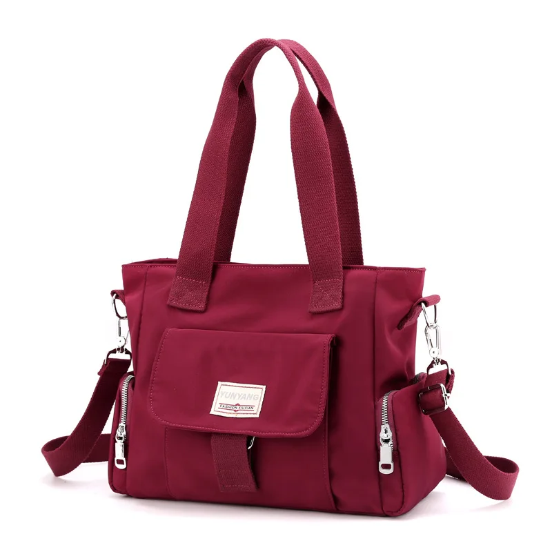 Women Handbags 2021 New Large Capacity Travel Shoulder Bags High Quality Mommy Bag Waterproof Nylon Bolsa Sac A Main Femme